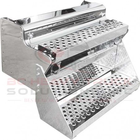 Kenworth W-900 L Tool Box W/Single Step Stainless 430 Cover