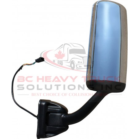 Freightliner Cascadia Electric Chromed Mirror L