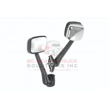 Freightliner Cascadia Chrome Hood Mirror Assembly R