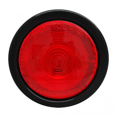 4" SEALED SHOCK PROOF,  STOP TURN & TAIL LIGHT KIT AND REFLEX, RED LIGHT.