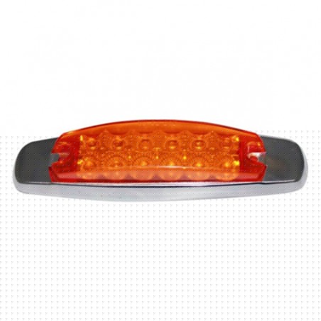 LAMP.AMB. UNIV. C/BISEL CROM. METALICO 12 LED (TIPO PETERBILE)